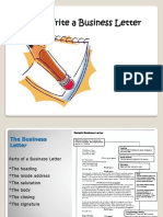 Business Letter Instruction