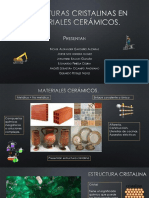 Estructuras Cristalinas en Enlaces Cerámicos