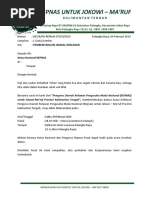 Surat Pemberitahuan Deklarasi Repnas Kalteng