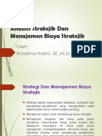 Analisis Strategik Dan Manajemen Biaya Strategik