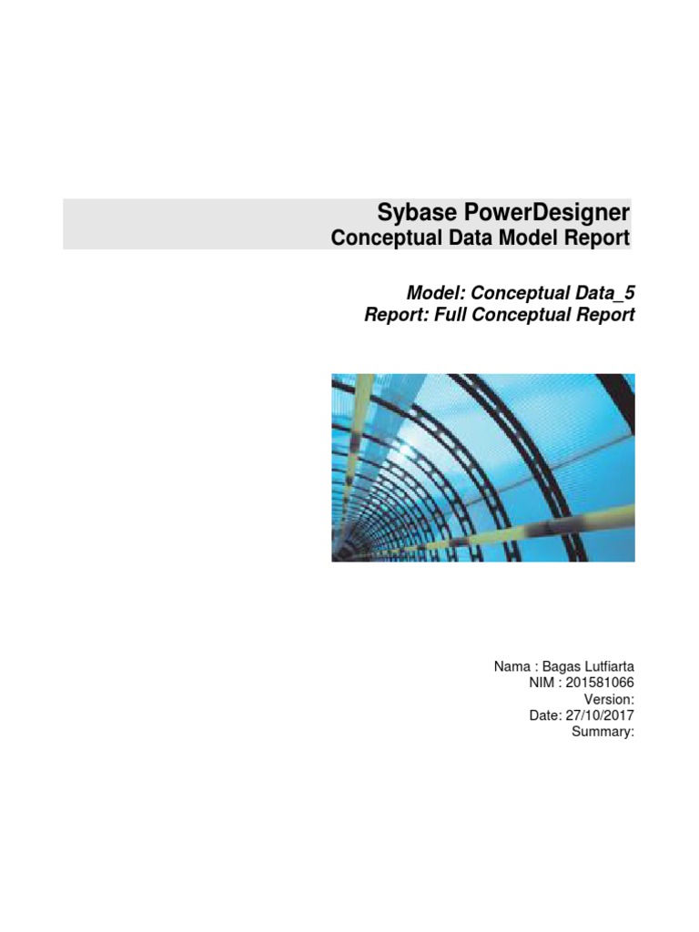 List Conceptual Report | PDF | Data Model | Computer Data