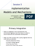 PHE Implementation Models and Mechanisms: Session 5