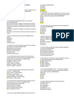 Banco de Preguntas San Marcos Geografia 1