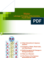 Water: Lehninger Principles of Biochemistry, Fourth Edition