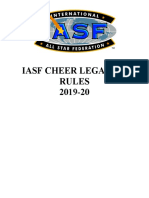 IASF Cheer Legality Rules 2023-2025 | PDF