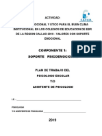 1. Plan de Trabajo 2019 Psicologo (a)