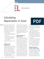 EXCEL Calculating Depreciation in Excel PDF