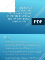 Menggali Keterikatan Karyawan Dengan Perusahaan Dalam Perspektif Pemberian THR Maupun Bonus Akhir Tahun