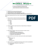 Soal Penilaian Penerimaan Karyawan Baru Lab