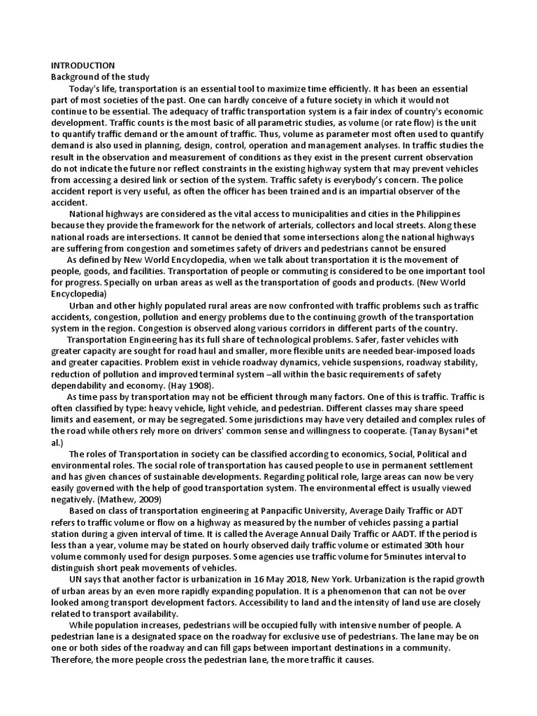 Thesis Pdf Traffic Traffic Light