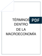 Términos Dentro de La Macroeconomía