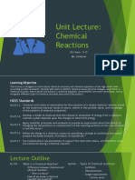 Unit Lecture Chemical Reactions