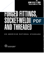 ASME B16.11-2001 Forged Fittings, Socked-Welding & Threaded PDF