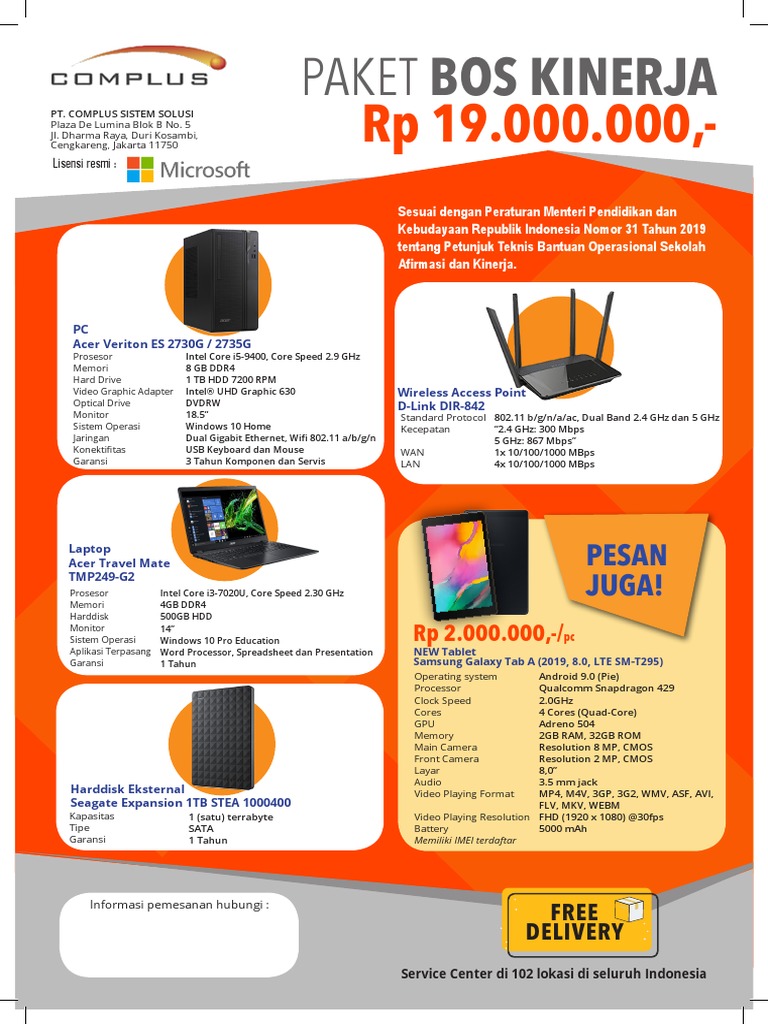 Complus Katalog Paket Bos Kinerja - Online PDF | PDF