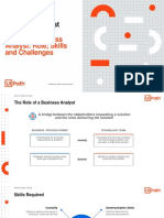 Lesson 2 - The RPA Business Analyst - Role, Skills and Challenges