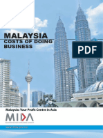 MIDA - Malaysia - Cost of Doing Business