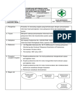 9.4.4.1 Sop Penyampaian Informasi Hasil Penigkatan Mutu Layanan Klinis Dan Keselamatan Pasien