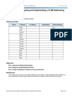 6.3.3.6 Packet Tracer - Designing and Implementing a VLSM Addr. Scheme Instruct.docx