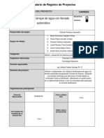 ANEXO 1. Formulario de Proyectos