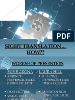 Sight Translation Powerpoint6-19