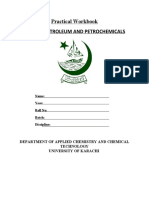 Practical Workbook Ach-612 Petroleum and Petrochemicals