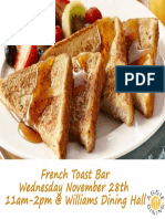 French Toast Bar