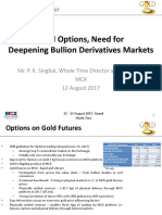 Options on Gold Futures and Institutional Participation