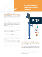 48-135.10 Digital E3 Modulevel Liquid Level Displacer Transmitter