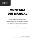 Montana Dui