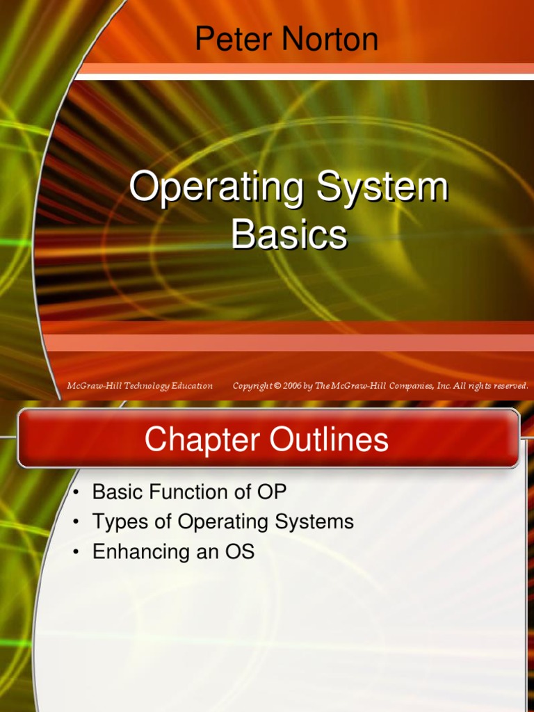 Peter Norton: Operating System Basics | PDF | Antivirus Software ...