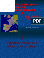 HISTORIA Y ACTUALIDAD DE LAS LENGUAS HISPÁNICAS - 2 de 2