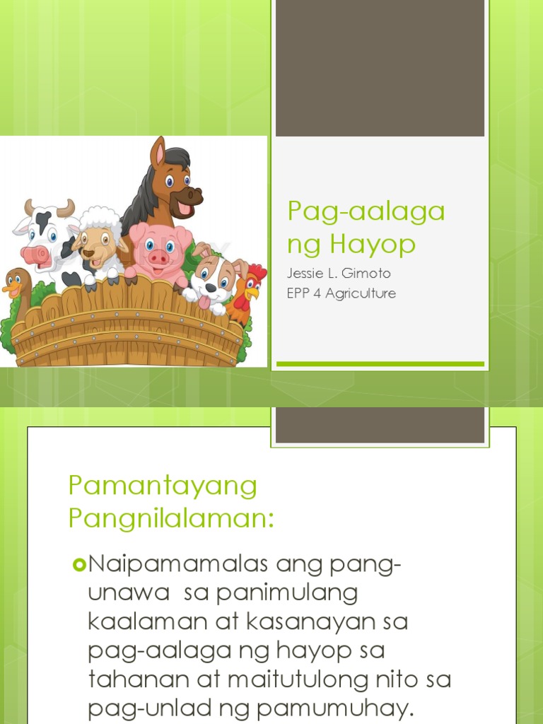 Cot PPT in Epp 4 q1 Agri | PDF