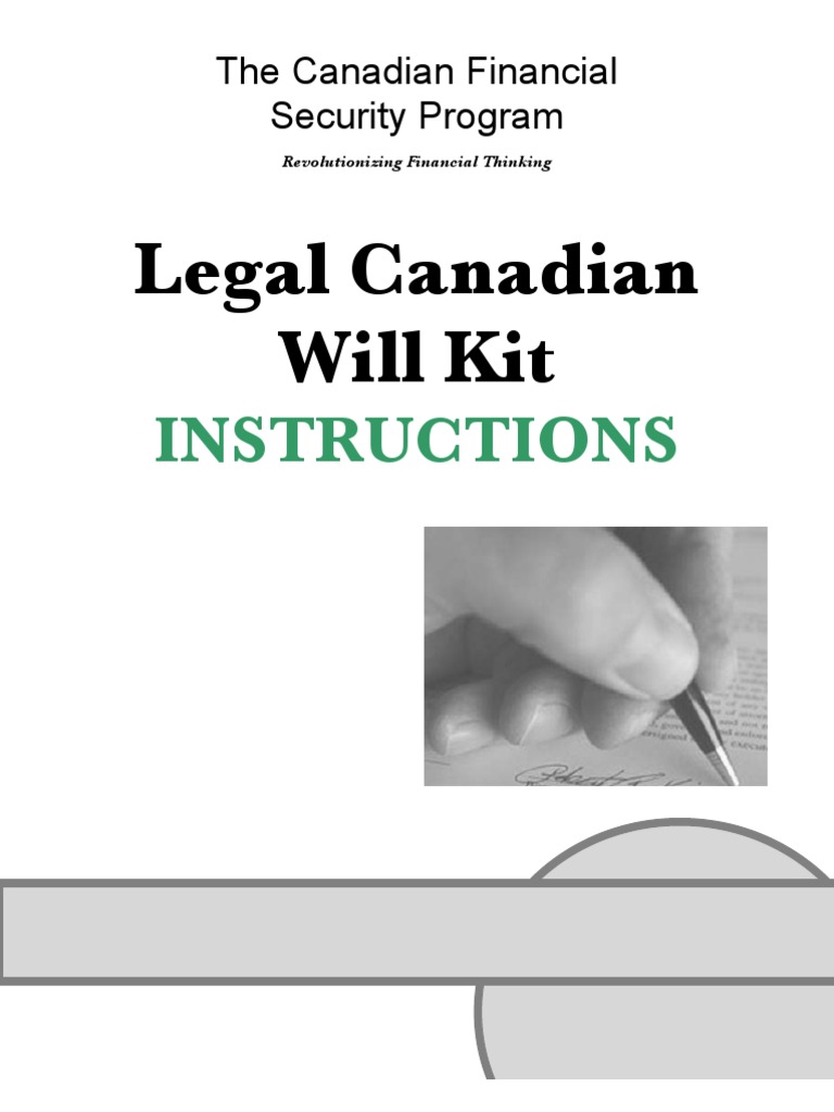 Simple Will Creation Guide | PDF | Will And Testament | Probate