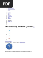 45 Essential SQL Interview Questions: Hire A Developer Apply As A Developer Log in