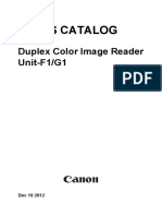 Duplex Color Image Reader Unit F1 G1 PC PDF