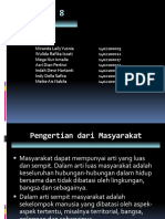 Masyarakat Pedesaan Dan Perkotaan