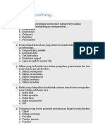 Soal UTS Auditing dan Pengendalian Intern