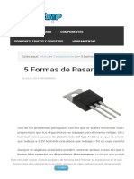 Pasar de 5V A 3.3V