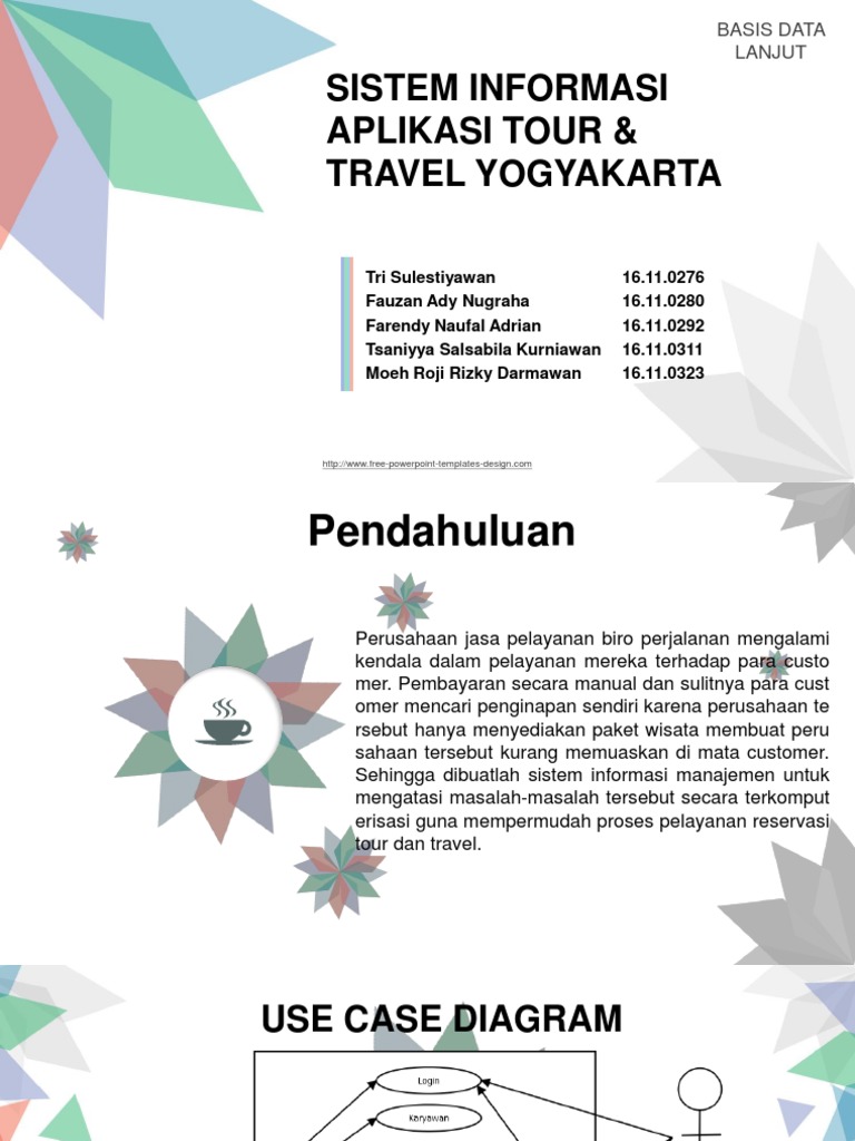 Abstract Leaves PowerPoint Template PDF