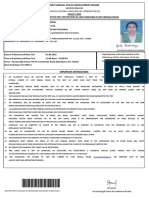Admit Card: Araksha Bhavan Block-Dj, Sector-Ii, Salt Lake City, Kolkata-700 091