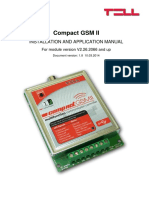 Compact GSM II: Installation and Application Manual