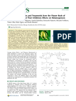 Lignan Dicarboxylates and Terpenoids From The Flower Buds of Cananga Odorata and Their Inhibitory E Ffects On Melanogenesis