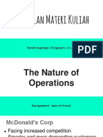 The Nature of Operations