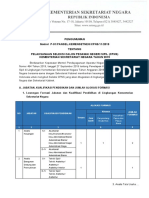0725pengumuman Seleksi CPNS Kemensetneg Tahun 2019