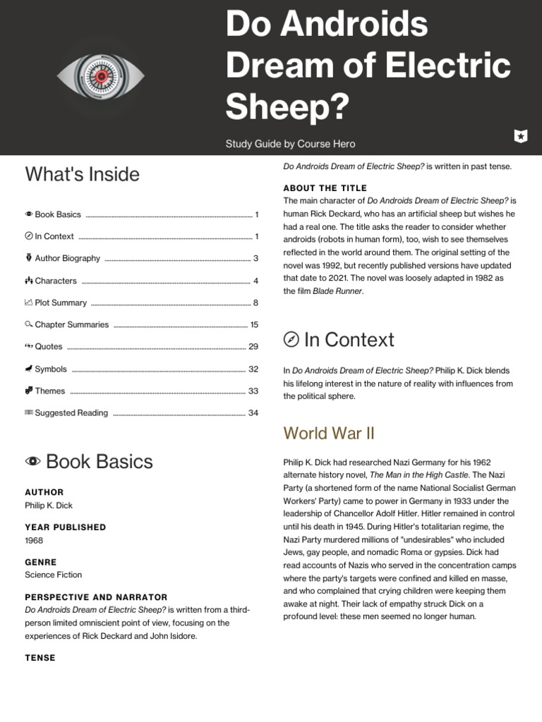 Do Androids Dream of Electric Sheep | PDF | Philip K. Dick