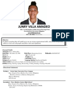 Junry Amadeo Resume Interview