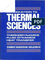 Introduction To Thermal Sciences Thermodynamics Fluid Dynamics Heat Transfer 1984 PDF