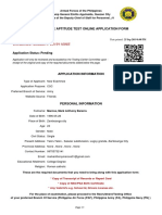 EXAMINEE NUMBER: 2019110965: Afp Service Aptitude Test Online Application Form