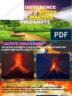 The Difference Between AND Volcanoes: Active Inactive