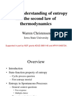 Christensen W. - Student Understanding of Entropy and The Second Law of Thermodynamics